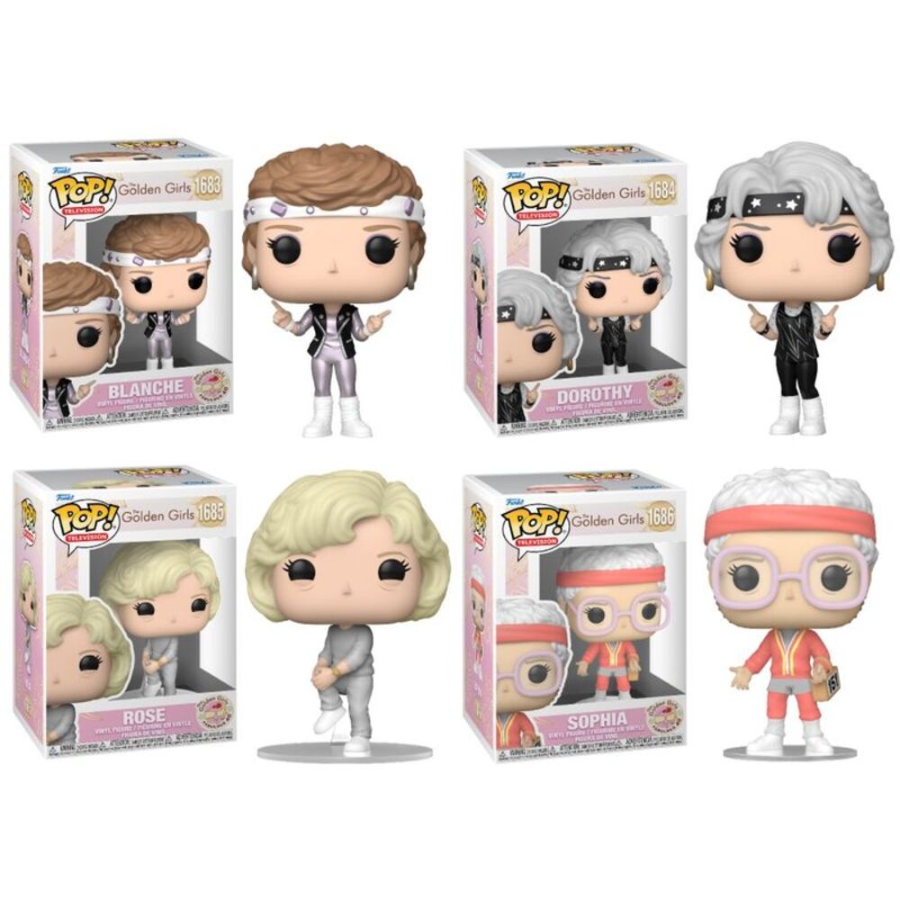 Golden Girls 40th Anniversary Funko Pop! Complete Set (4)